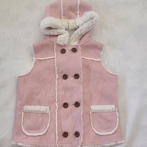 Crazy 8 toddler faux fur vest